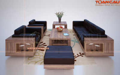 Bộ bàn ghế gỗ phòng khách nhỏ - TC113