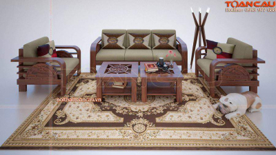 Mẫu sofa phòng khách cao cấp hiện đại - TC105