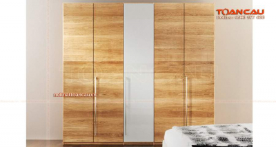 Tủ quần áo gỗ tự nhiên hiện đại - TC1251