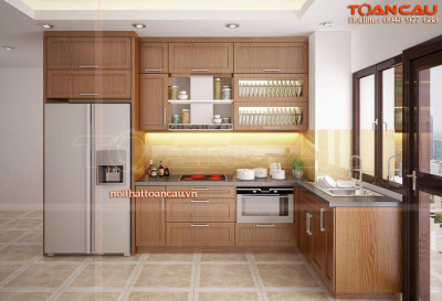 Tủ bếp gỗ tự nhiên - TC721
