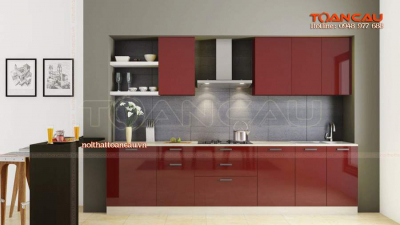 Tủ bếp laminate đẹp - TC703