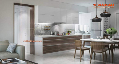 Tủ bếp gỗ công nghiệp giá rẻ hà nội - TC712
