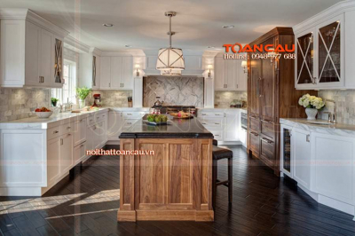 Đảo bếp kết hợp bàn ăn - TC718