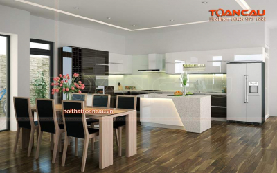 Tủ bếp đẹp cho biệt thự - TC729