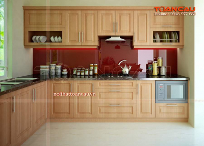 Tủ bếp bằng gỗ công nghiệp - TC730