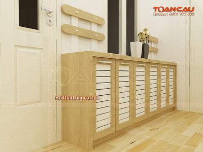 Tủ giày gỗ tự  nhiên - TC 606