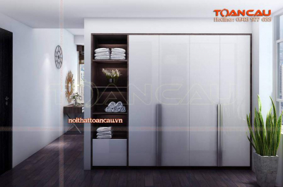Tủ quần áo gỗ công nghiệp 3 buồng - TC1215