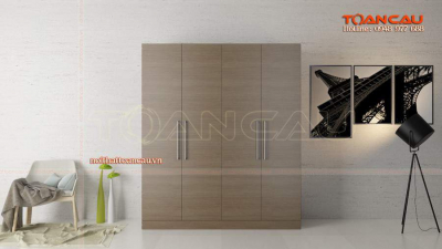 Tủ quần áo gỗ công nghiệp 2 buồng - TC1229