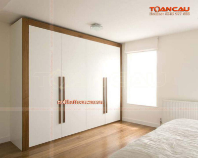 Tủ quần áo 2 buồng gỗ ép - TC1228