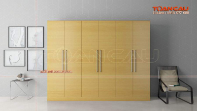 Tủ quần áo 3 buồng gỗ công nghiệp - TC1219