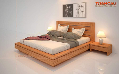 Giường kiểu nhật gỗ sồi – TC1104A
