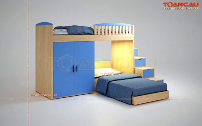 Giường tầng đa năng cho bé trai – TC1116B