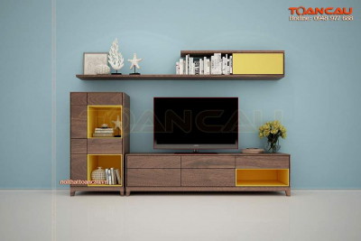 Kệ tivi kết hợp tủ sách – TC356