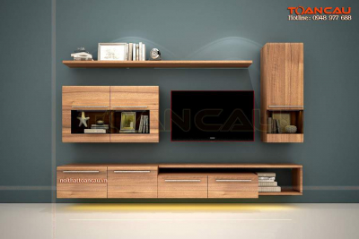 Kệ tivi kết hợp tủ trang trí – TC357