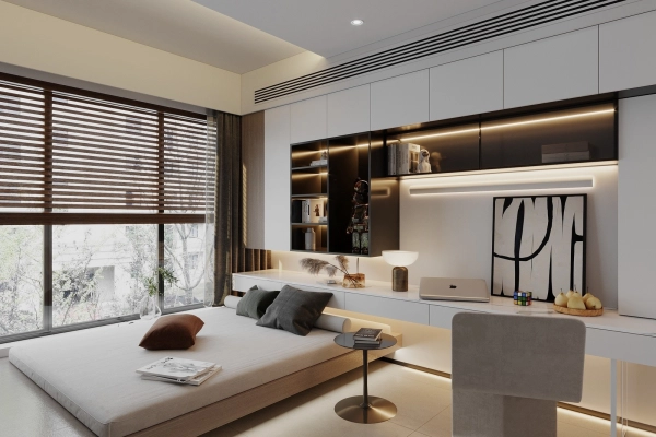 cach dat giuong tu trong phong ngu