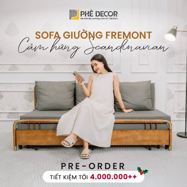 Ghế sofa giường cho phòng ngủ nhỏ