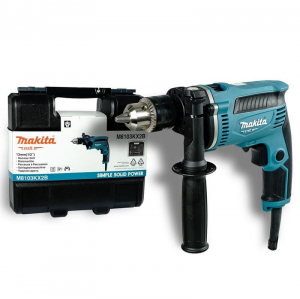 Máy khoan búa MAKITA - M8103KX2B (13MM-430W)(26 phụ kiện)