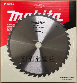 Lưỡi cưa gỗ hợp kim MAKITA - (255X25.4X40T) - P-67885