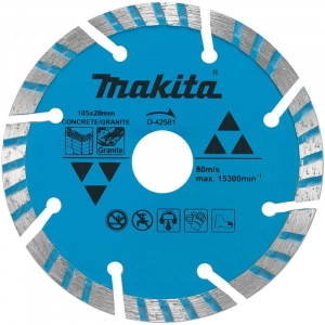 Lưỡi cắt đá kim cương phân đoạn (105X20MM) MAKITA - D-42581