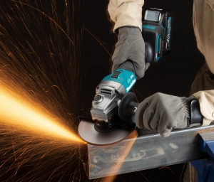 Máy mài góc MAKITA (100MM/CÔNG TẮC TRƯỢT/AWS/BL)(40V MAX) - GA021GZ Chưa pin, sạc