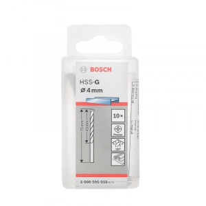 Mũi khoan HSS BOSCH - 4MM (10 mũi) - 2608595059