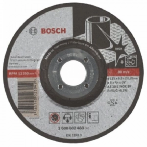 Đá mài inox BOSCH - (125X6X22.2MM) - 2608602488
