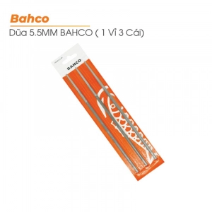 Dũa 5.5MM BAHCO - 8"X200MMX5.5 (1 vỉ 3 Cái)
