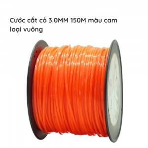 Cước cắt cỏ 3.0MM 150M mầu cam loại vuông