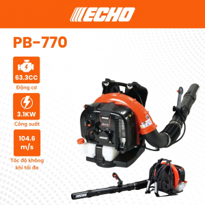 Máy thổi lá đeo lưng 2 thì ECHO - PB770 - (48mm, 63.3cc)