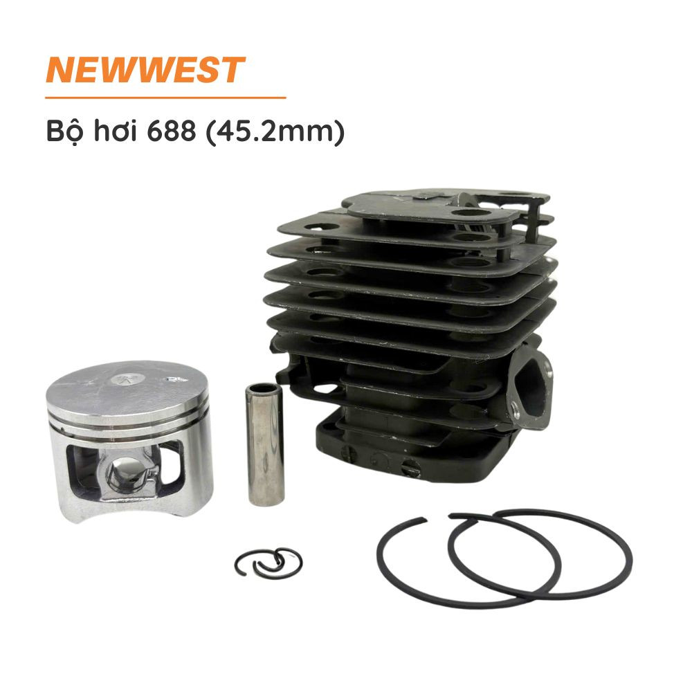 Bộ hơi cưa xích NEW WEST - 688 (45.2mm)