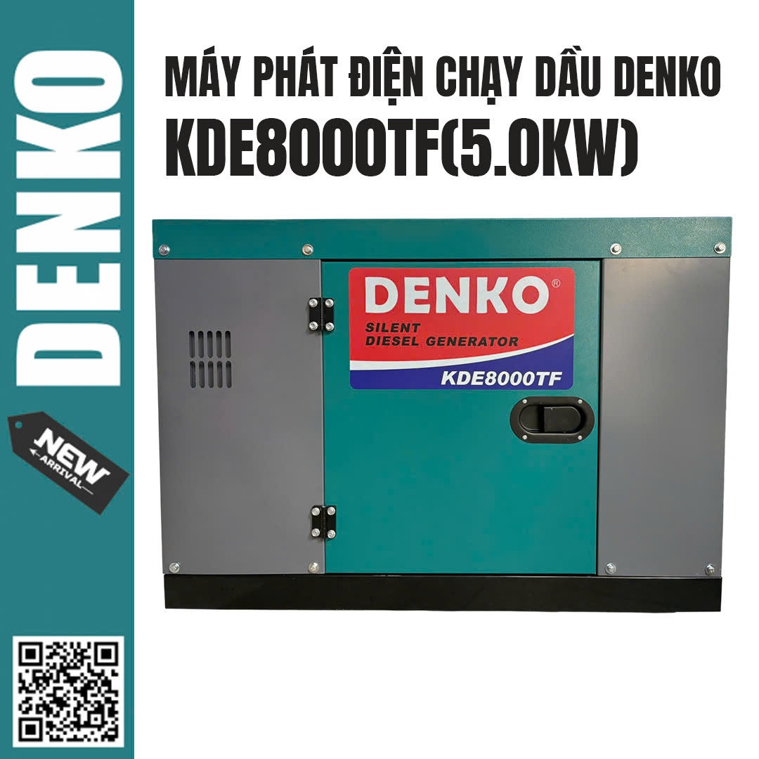 Máy phát điện chạy dầu DENKO - KDE8000TF (5.0KW)