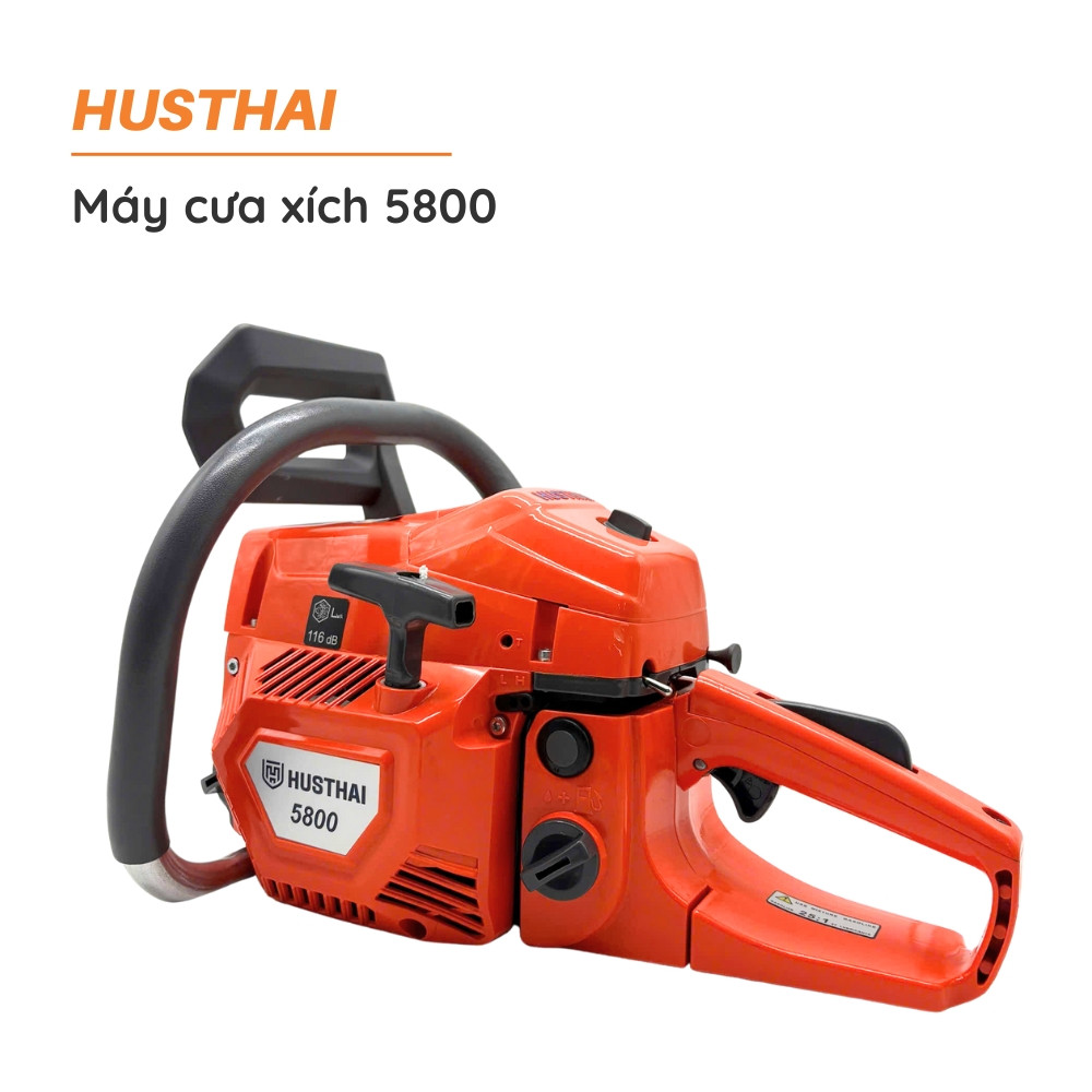 Máy cưa xích HUSTHAI - 5800 (Chưa có LX)