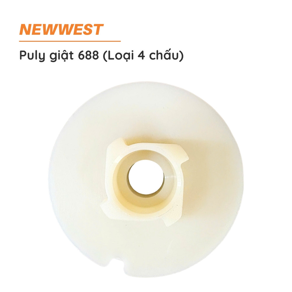 Puly giật cưa xích NEW WEST - 688 (Loại 4 chấu)