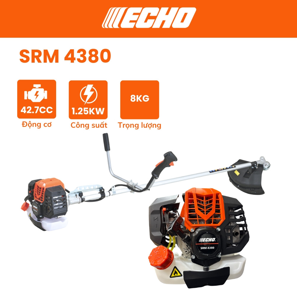 Máy cắt cỏ ECHO - SRM-4380 (40mm 42.7cc)