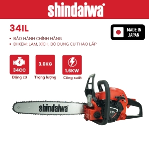 Máy cưa xích SHINDAIWA - 341L - 34,4cc - (LX 14" 91, 29M)