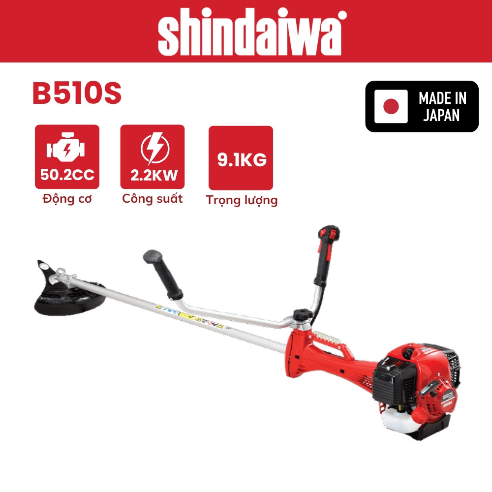 Máy cắt cỏ SHINDAIWA - B510S (44mm, 50.2cc)