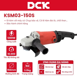 Máy mài góc tay dài DCK - KSM03-150S (1400W)