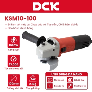 Máy mài góc công tắc trượt DCK - KSM10-100 (1020W) Có chiết áp