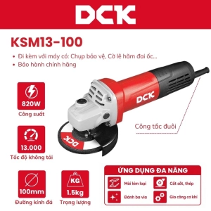 Máy mài góc công tắc đuôi DCK - KSM13-100 (820W)