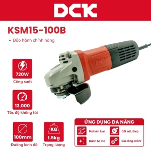 Máy mài góc công tắc đuôi DCK - KSM15-100B (720W)