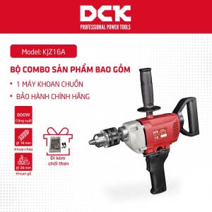 Máy khoan 2 tay cầm DCK - KJZ16A (16MM-800W)