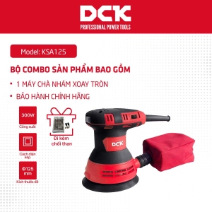 Máy chà nhám xoay tròn DCK - KSA125 (300W)
