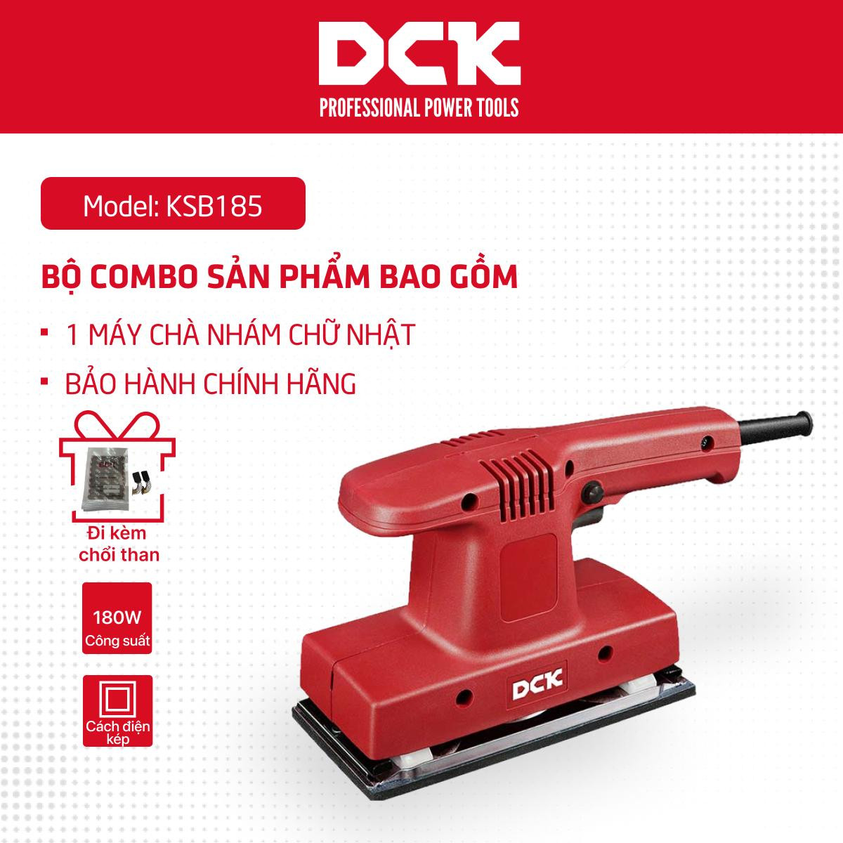 Máy chà nhám chữ nhật DCK - KSB185B (200W)