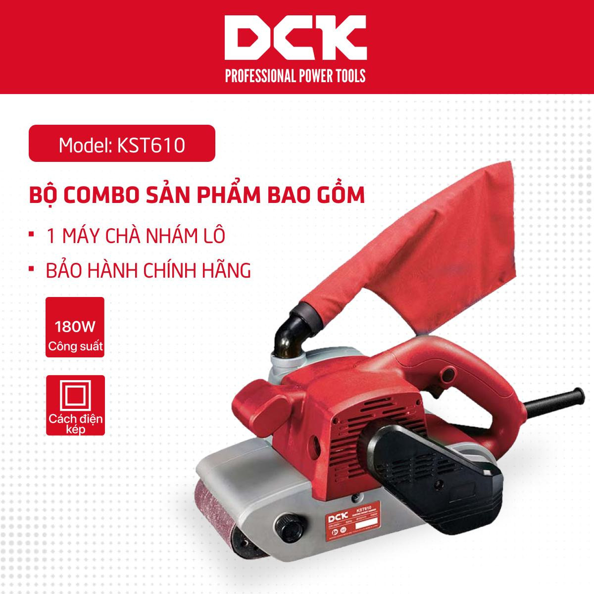 Máy chà nhám băng DCK - KST610 (1200W)