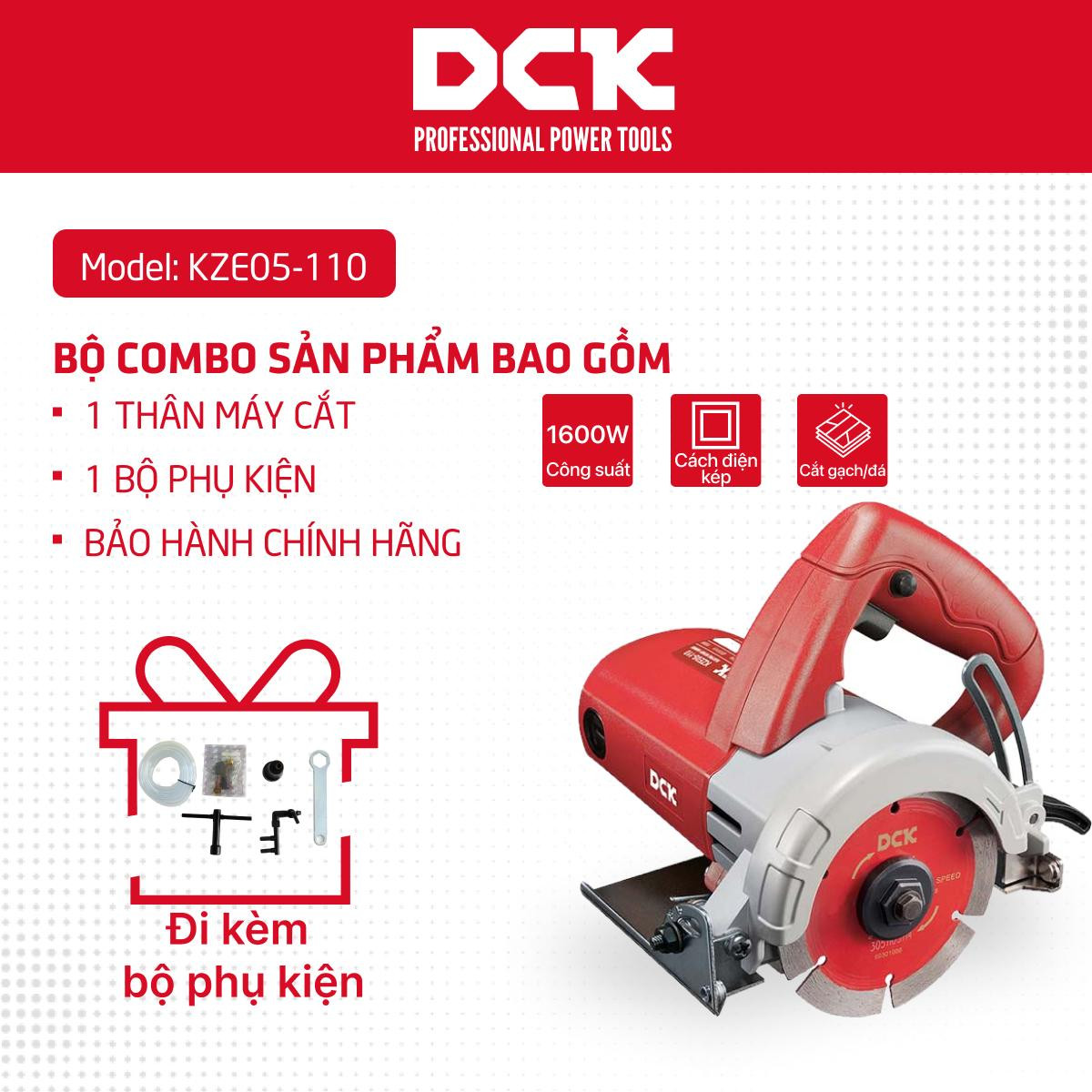 Máy cắt gạch (Cắt vát) DCK - KZE05-110 (30MM-1600W)