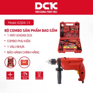Máy khoan búa kèm PK DCK - KZJ04-13 (13MM-500W)