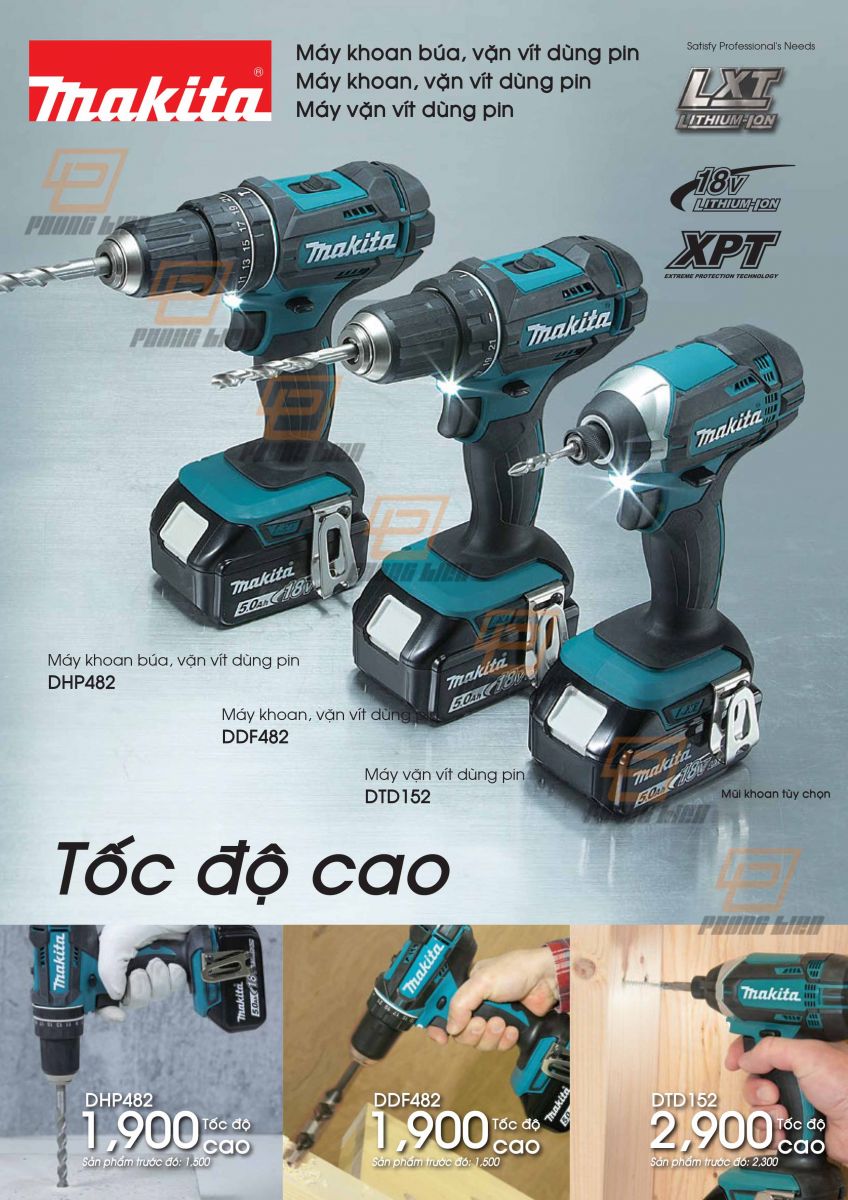 máy khoan pin makita