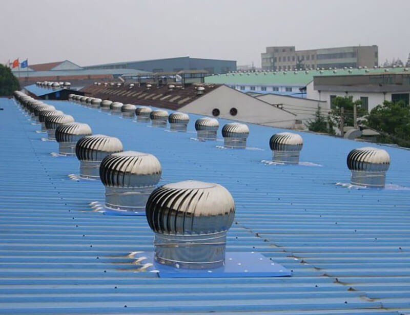 Quả cầu thông gió kết hợp ô thoáng
