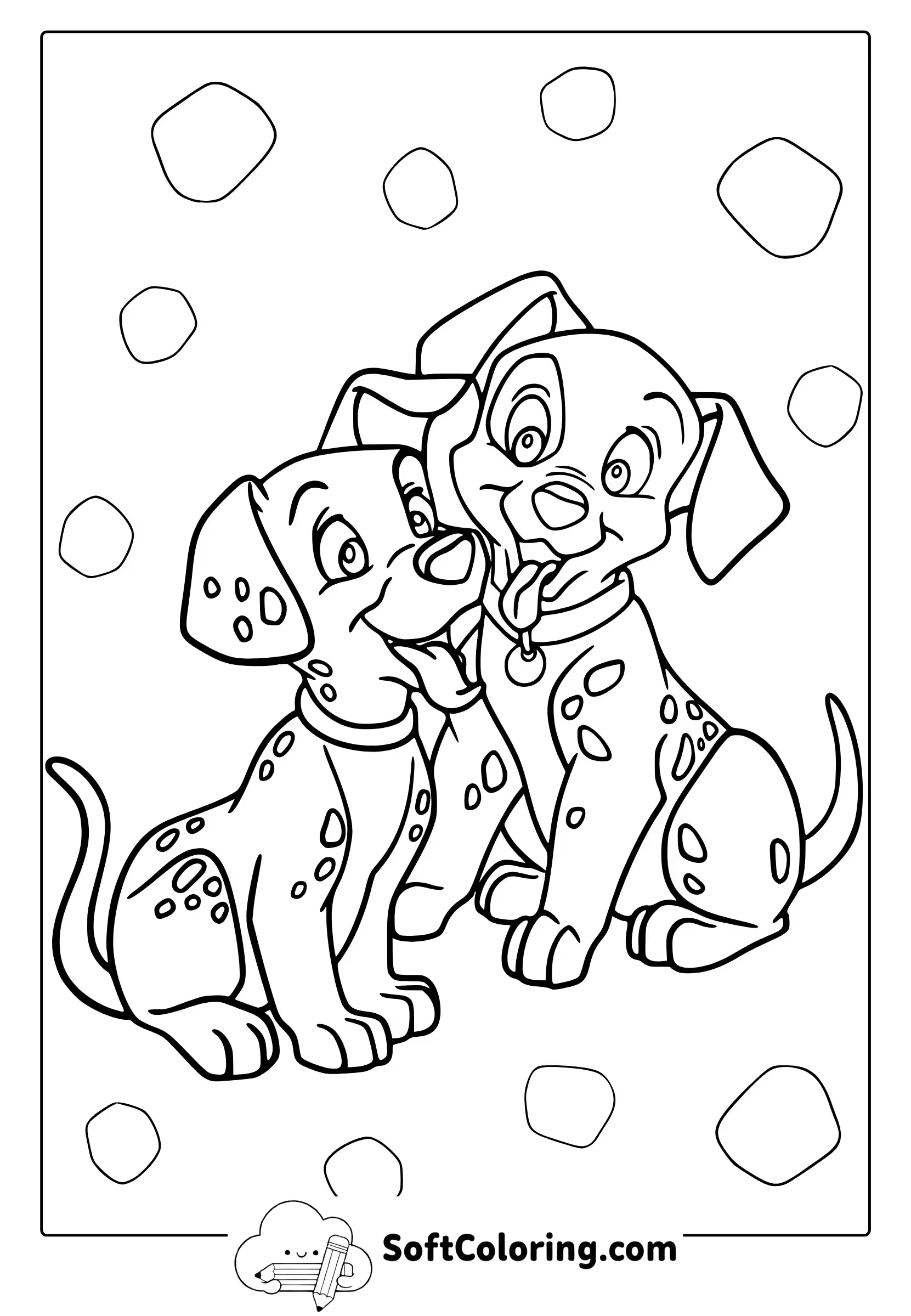 101 Dalmatians Coloring Page