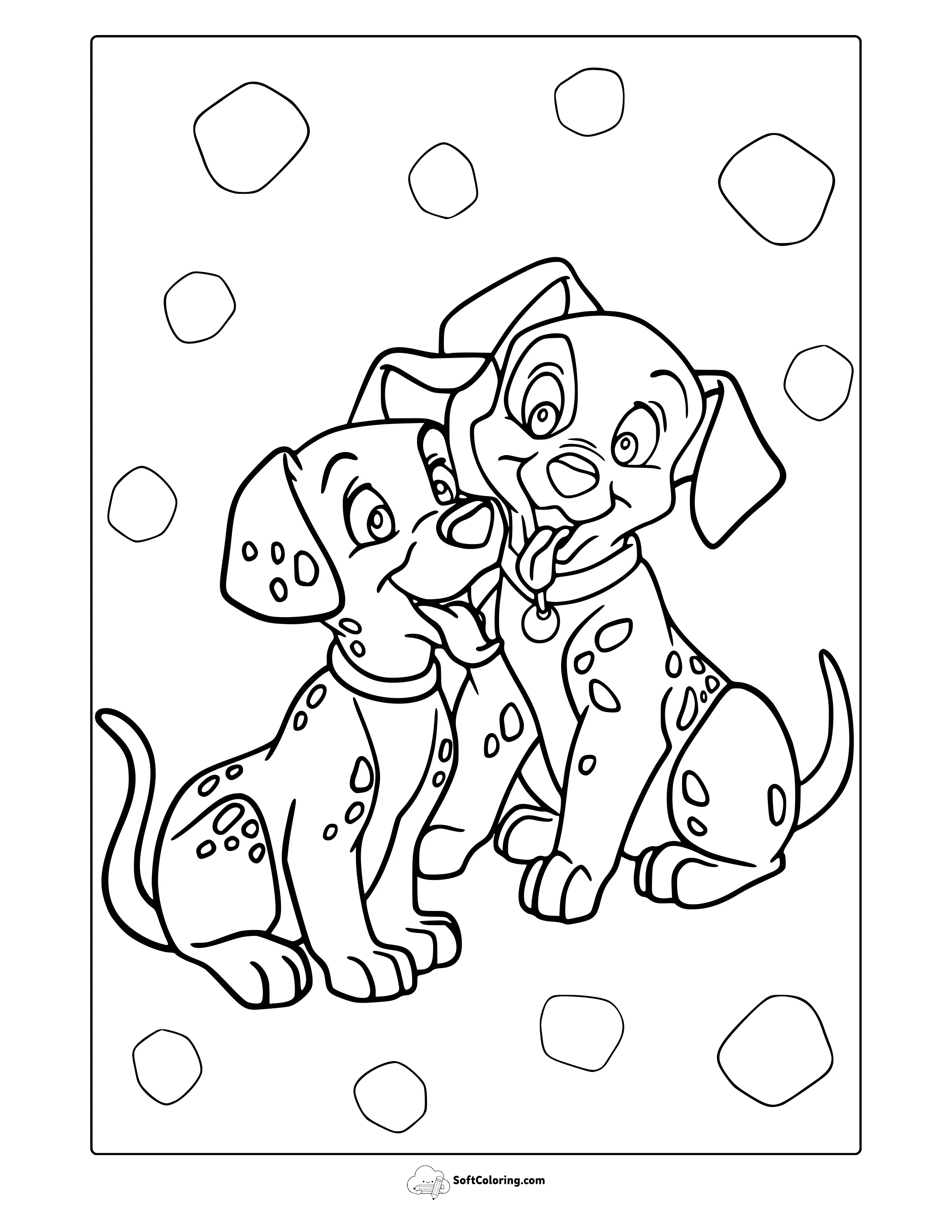 101 Dalmatians Coloring Page